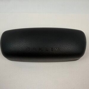 Oakley Black Pebbled Hard Shell Sunglasses Case Clamshell Eyewear Protector